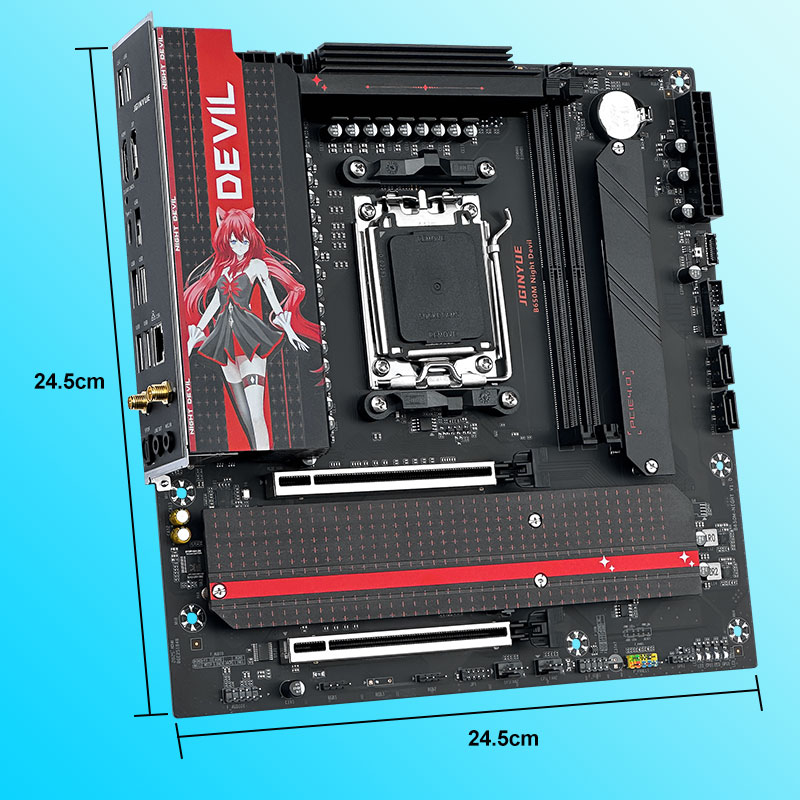 JGINYUE B650M NIGHT DEVIL Desk - X870E Atx Motherboard review and price
