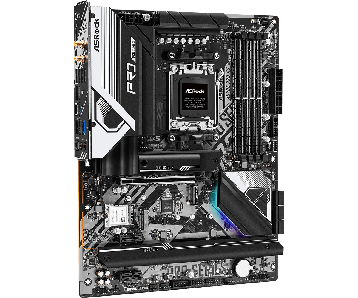 ASROCK X670E Pro RS Motherboar - X870E Atx Motherboard review and price