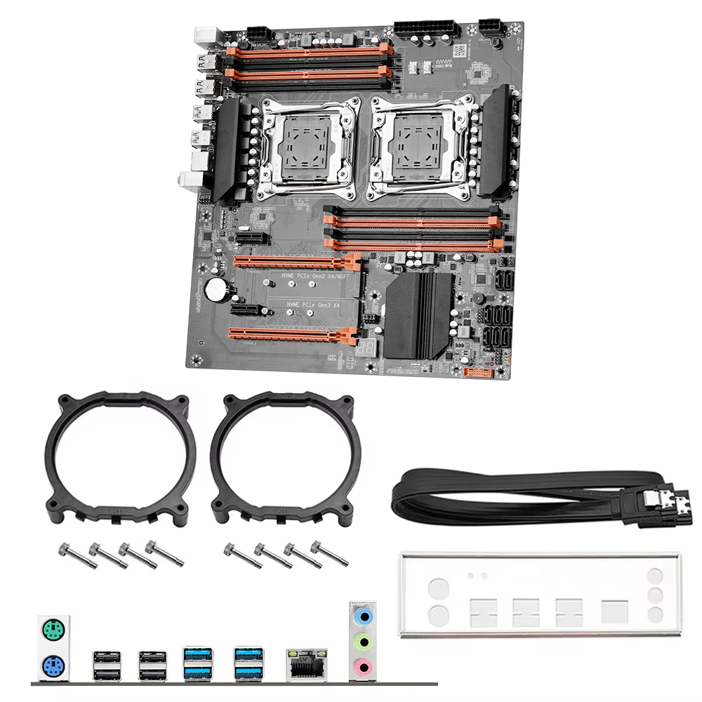 X99 Dual CPU Motherboard Kit l - Dual Lga2011-3 Server Motherboard Combo review and price