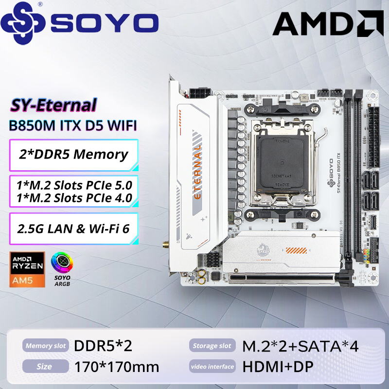 SOYO B850M ARGB Motherboard WI - X870E Atx Motherboard review and price